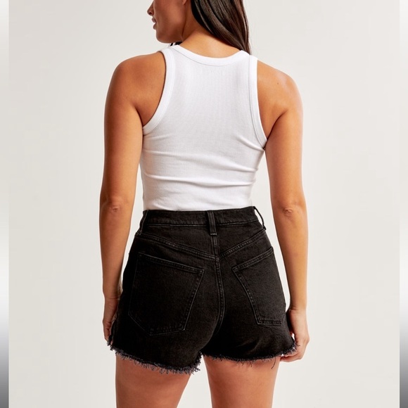 Abercrombie & Fitch The Mom Short High Rise 36/22 - Picture 3 of 16